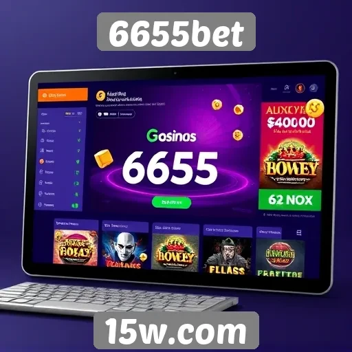 Análise da interface do site de jogos 6655bet